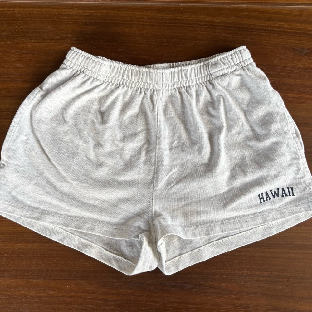 Brandy Melville John Galt Hawaii Rosa sweat shorts